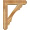 Ekena Millwork Olympic Craftsman Rough Sawn Bracket w/ Offset Brace, Western Red Cedar, 8"W x 32"D x 40"H BKT0806X32X40OLY04RWR - alternate 2